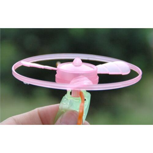 Boomerang Pull Flash Flying Saucer The Tooth Gyro Outdoor Luminous Floating Children Toys Gymnastics Unisex Plastic 2021