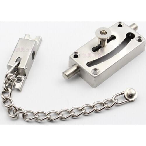 High security,Stainless steel Anti-Thief Door Chain bolt/latch/Lock,18cm Safety chain buckle,Protecting the family