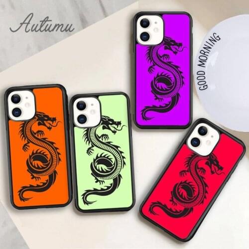 Dragon Phone Case for iPhone 11 12 Pro Max mini X XR XS SE 2020 5 6S 7 8 Plus Samsung Galaxy S8 S9 S10 Cover shell