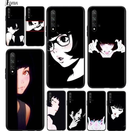 Anime Sad Dark Girl for Huawei Honor 30i 30S 20E 20i 20S View 20 V20 10X 10i 10 Lite Pro Plus 5G Phone Case