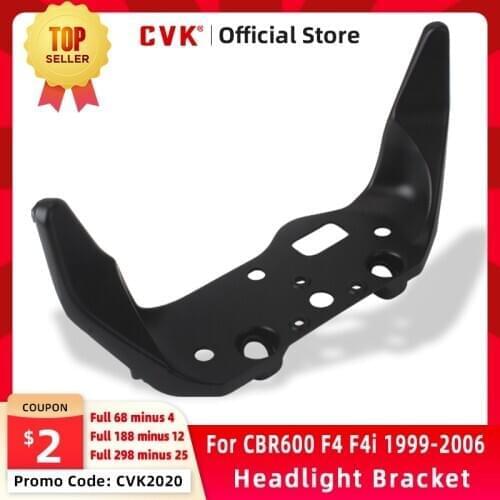 CVK Headlight Bracket Motorcycle Upper Stay Fairing For HONDA CBR600 F4 F4i 1999 2000 2001 2002 2003 2004 2005 2006