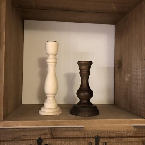 Candle Holder Stand Wooden, wedding table centerpieces,Country Style Candle Holders for Wedding, Party, Home, Spa