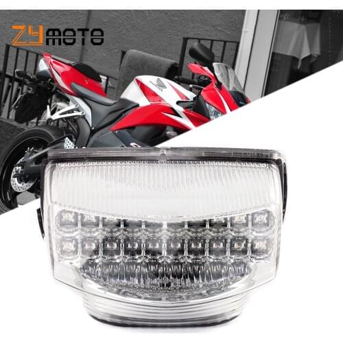 For HONDA CBR600RR 2007 2008 2009 2010 2011 2012 Rear Tail Light Brake Turn Signals Integrated LED Light cbr 600rr 600 rr