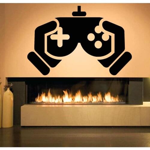 Games Machine Wall Decals Personalized Wall Sticker Kids Room Decoration House Decor Boys X Box Art Pattern Removable B174