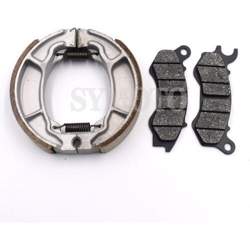Motorcycle Front Brake Pads Set and Rear Brake Shoe drum brake pads For Honda PCX PCX125 2009-2014 PCX150 NSC110 WW125