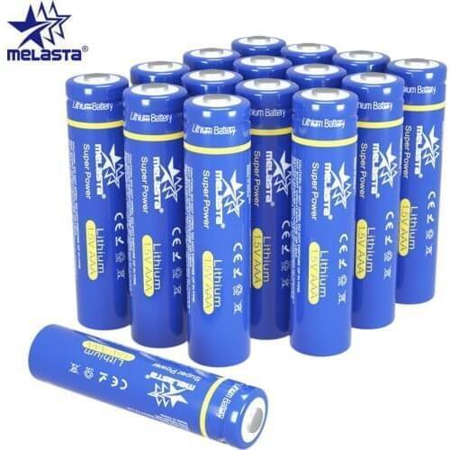 Melasta 16pcs FR03 AAA lifes2 1.5V 1100mAh Lithium Primary Battery for toys MP3 camera electric shaver toothbrush remote clock