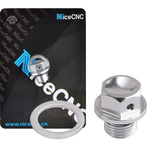 NICECNC 12mm Magnetic Oil Drain Plug for Suzuki DR-Z70 DRZ70 DRZ100 DRZ250 DR-Z250 DRZ400 DR-Z400 /E/S/SM
