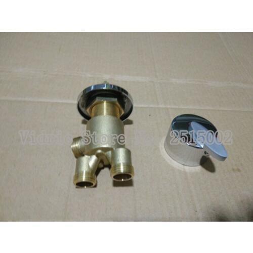 Wholesale 1 inlet 2 outlet bathroom faucet mixer master switch/separator, Brass shower room mixing valve bathtub valves chrome