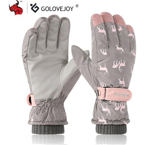 Motorcycle Gloves Warm Windproof Gloves Touch Screen Water Repellent Non-slip Wear-resistant Riding Sports Gloves Winter