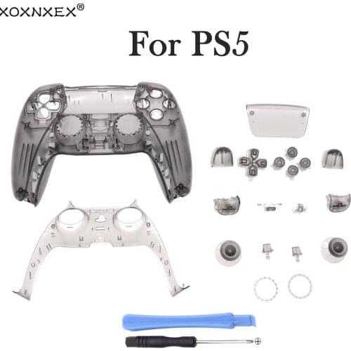 Controller Full Housing Shell Case Cover Mod Kit buttons Replacement For Playstation 5 PS5 Gamepad Repair Skins