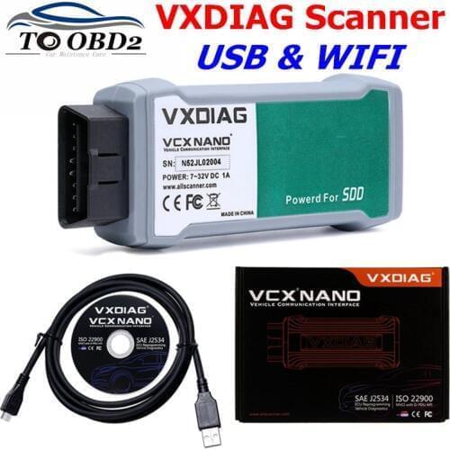 Professional VXDIAG VCX NANO For Land Rover For Jaguar 2 IN 1 Software JLR SDD V154 Auto Diagnostic Scanner Tool