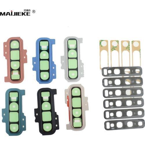 1XFor Samsung Galaxy S10 Rear Back Camera Glass Lens Replacement For Samsung Galaxy S10 Plus Camera Glass Lens+Frame Adhesive