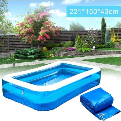Swimming Pool Cover Cloth Tarpaulin Large Rectangle Ground Cover Cloth Dustproof Floor Cloth Mat Cover For Outdoor Garden Pool