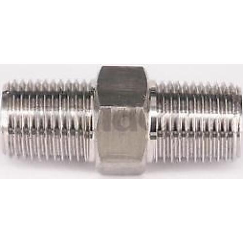 1/8" BSP Male Hex Nipple 304 high quality Stanless Steel Pipe Fitting Connector High Pressure 2855 PSI