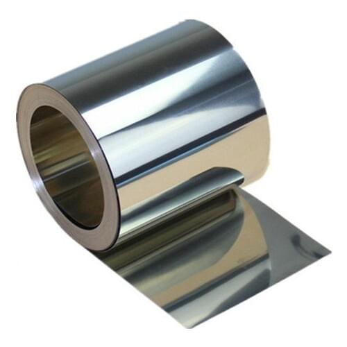 1METER/LOT 304 Stainless Steel Strip Thickness 0.01/0.02/0.03/0.04/0.05/0.06*W100MM Sheet Foil Plate