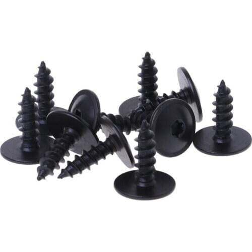 10pcs Engine Cover Undertray Splashguard Wheel Arch Torx Screw For V.W Au.di 5x16mm Clips