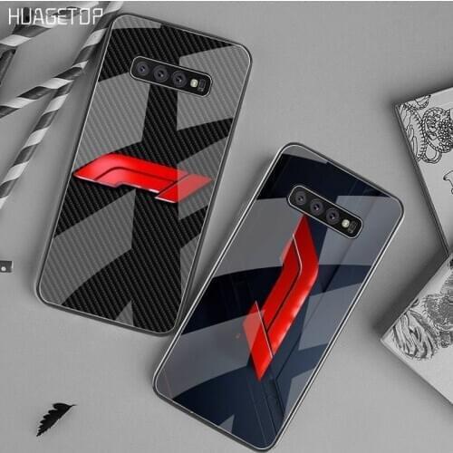 Formula 1 F1 Customer Phone Case Tempered Glass For Samsung S20 Plus S7 S8 S9 S10 Plus Note 8 9 10 Plus