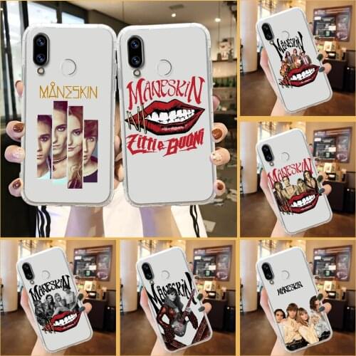 Maneskin Damiano David Phone Case For Huawei Honor 6 7 8 9 10 10i 20 A C X Lite Pro Play transparent silicone bumper 3D