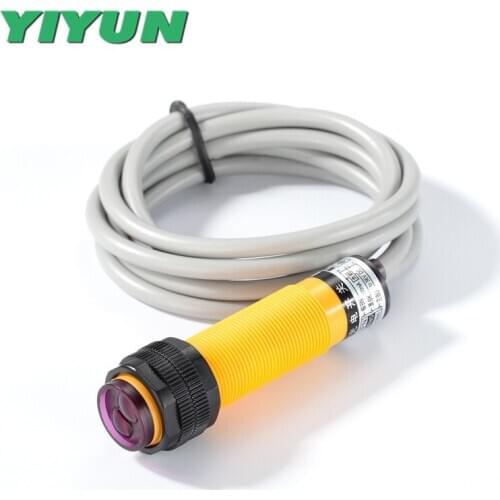 Diffuse reflection photoelectric switch sensor E3F-DS30C4 infrared proximity sensor normally open NPN three-wire 24V