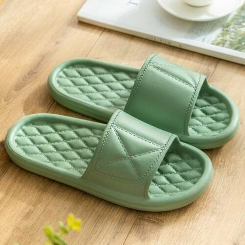 Home Women Slippers Female Summer Household Couple Indoor Massage Soft Bottom Comfort EVA Slippers Bath Bathroom Slippers Men