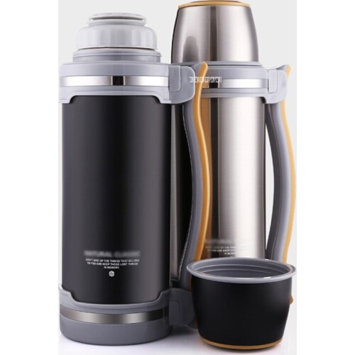 2L Kettle Stainless Steel Travel kettle With Handle insulated Thermo Thermal Water bottle For Car Vacuum Flask Silver/blue/black