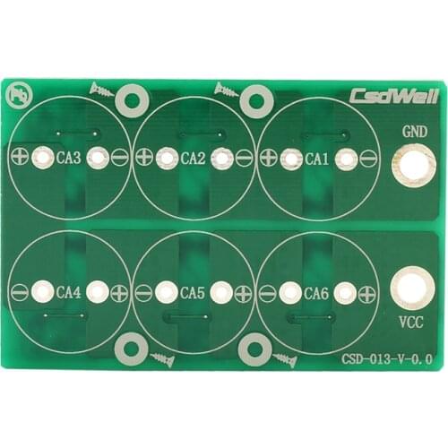NEW 1PC Double row capacitor 2.7V 10F 25F 30F 50F 90F 100F 120F Six string supercapacitor are pressure plate