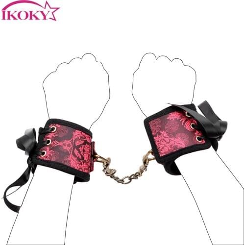 IKOKY Flirt Sexual Handcuffs Chastity SM Bundling Adult Games Erotic Sex Toys For Woman Adults Products for Couples