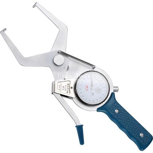 Outside Dial Caliper Gauges Metric 60-80*55mm/0.01mm Shockproof Carbide Points Micrometer Measuring Tools