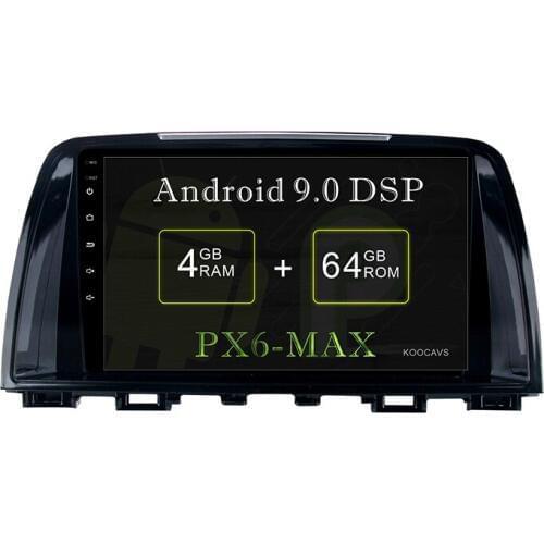 KOOCAVS 9" IPS Android 9.0 Car GPS Radio Player for Mazda 6 Atenza 2013 2014 with 4GB+64G Navigation Multimedia