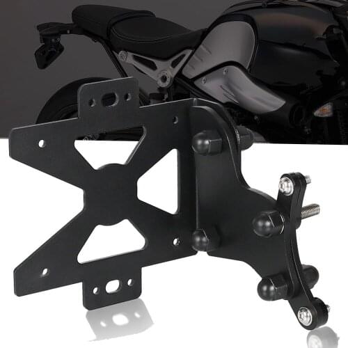 Motorcycle Tail Mount License Plate Bracket Support Holder For BMW R Nine T R9T 1200 SCRAMBLER 2014-2019 2018 Rear License Plate