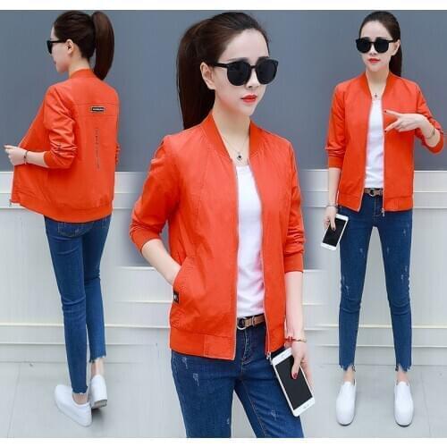 Plus Size Harajuku Ladies Basic Coat Spring Korean Long Sleeve Bomber Jackets Women Bts Baseball Casual Short Jacket