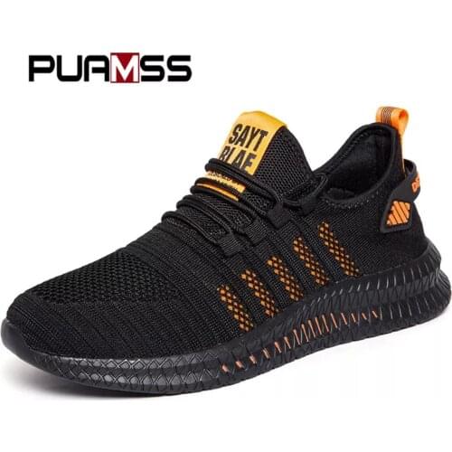 Mens Running Shoes Mens Sneakers Breathable Mesh Shoes Lightweight Non Slip Tennis Shoes Men Large 39-47 Size