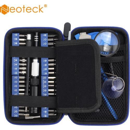 Neoteck 58 in 1 Magnetic Screwdriver Set with Muti 40 Bits Precision Driver Repair Tool organized, portable and convenient