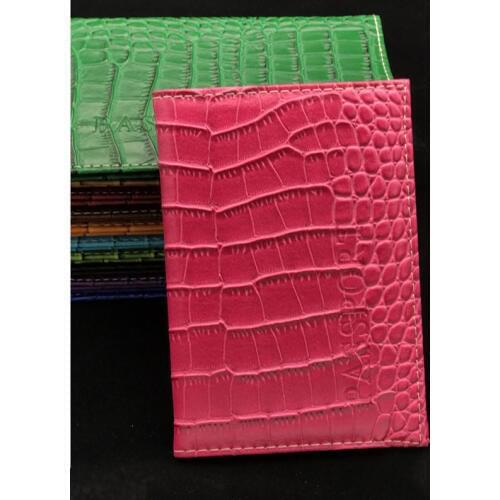 Wholesale High Quality PU Leather Passport Cover Fashion Card Id Holders Travel Passport Case Women ID Credit Card Holder Wallet