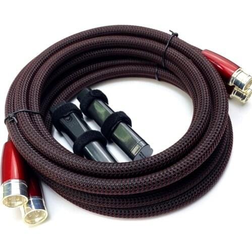 Hi-End FIRE XLR Balance Interconnect Cable Carbon 72V DBS HiFi Audio Cables