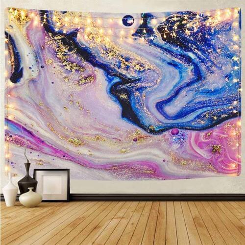 Psychedelic Tapestry Wall Hanging Marble Hippie Tapestry Cloth Farmhouse Decor Bedspread Trippy Wall Tapestry Wall Blankets