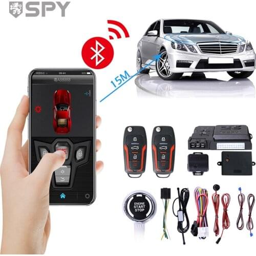 Smart Phone Control Keyless Entry Push Button Start Stop Remote Engine Starter App Control Car Alarm System Remote Start