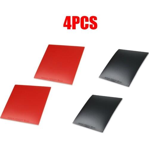 4pcs Ruber Rubbers With Sponge Reactor Corbor Table Tennis Ping Pong Cover Training Accessories Paddle Edge Anticollision Band
