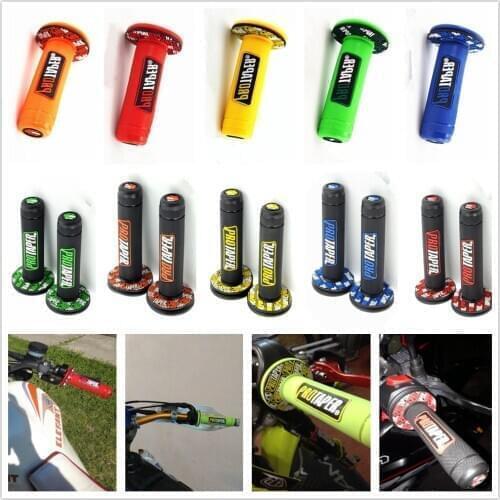 Handle Grip Motorcycle Dirt Pit Bike Rubber Gel Hand Grips FOR SUZUKI DRZ400E DRZ400S SM DR250R DJEBEL250XC 250SB Katana