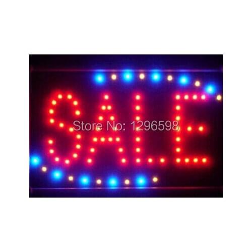 Directing selling 10X19 Inch custom Graphics indoor Ultra Bright led shop product discount sale sign