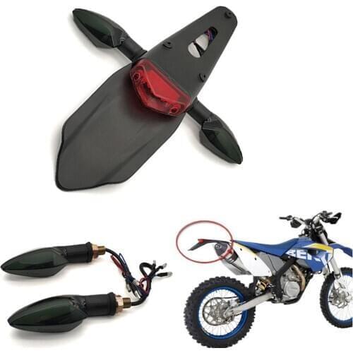 Universal Motorcycle LED Tail Light&Rear Fender Stop Enduro Tail Light For Honda CRF250L CRF250M CRF1000L crf 250 l M SL230