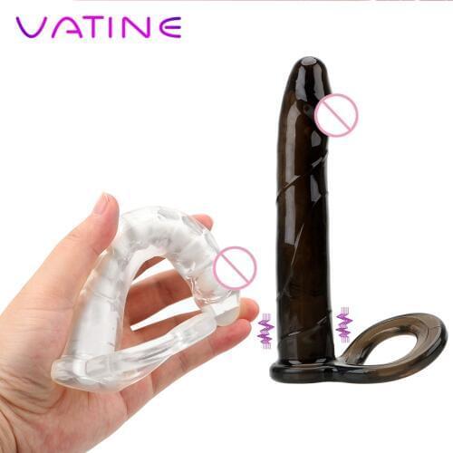 VATINE Anal Butt Plug Strapon Double Penetration Dildo Vibrator G Spot Vibrator Adult Products Anal Plug Sex Toys For Men Women