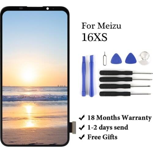 6.2inch LCD For Meizu 16XS LCD Display Touch Screen Panel Digitizer Assembly Replacement arts+Tools For Meizu 16XS LCD