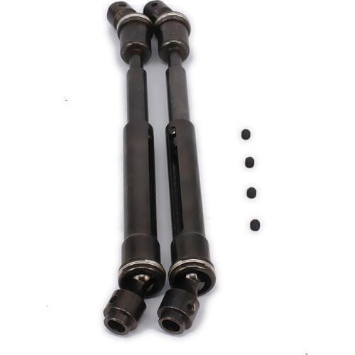 2pcs Metal Steel Universal Drive Shaft Dogbone 112-152mm For Rc Car 1/10 Axial Scx10 Upgraded Hop-Up Parts SCX0019 Wrangler