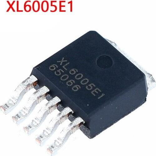 4pcs/lot XL6005E1 SMD TO-252-5 boost constant current IC chip XL6005 new original