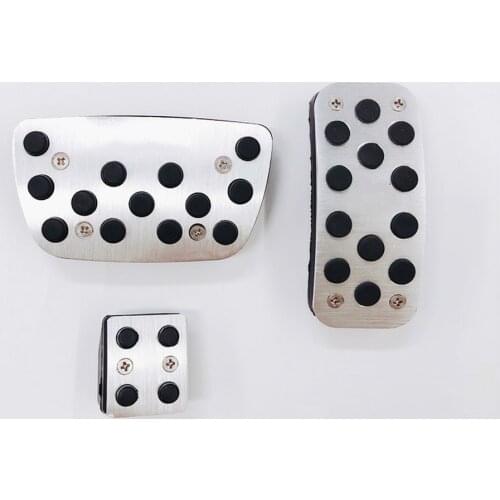 Car- stying Car Pedals Cap Foot Rest Cover Accelerator Brake Clutch Styling Plates Pad for Toyota Highlander 2008-2016