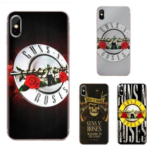TPU Mobile Case Guns N Roses Music Bank Design For Huawei Honor Mate 20 p40 lite pro 10i 20i 8S lite Y9 Y7 Y5 Prime 2019 2018
