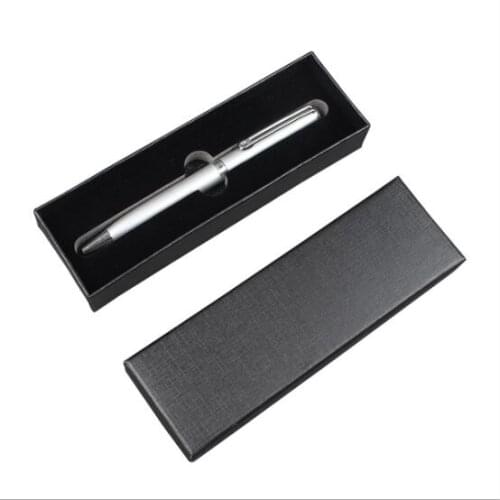 Black Business Pen Box Office Stationery Gift Pen Boxes Packing Carrying Package Boxes Wholesale