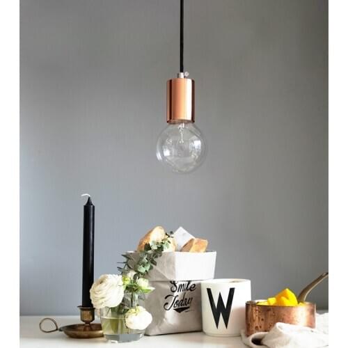 Deco maison iron living room LED pendant lights luminaire