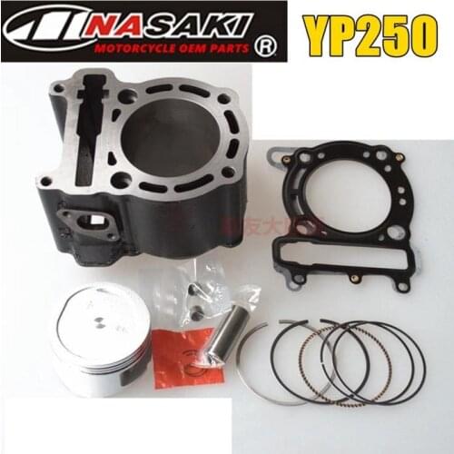 For YAMAHA 69MM Majesty YP250 Majestic 250 woodlands water jacket in the cylinder piston cylinder assembly 250cc cylinder